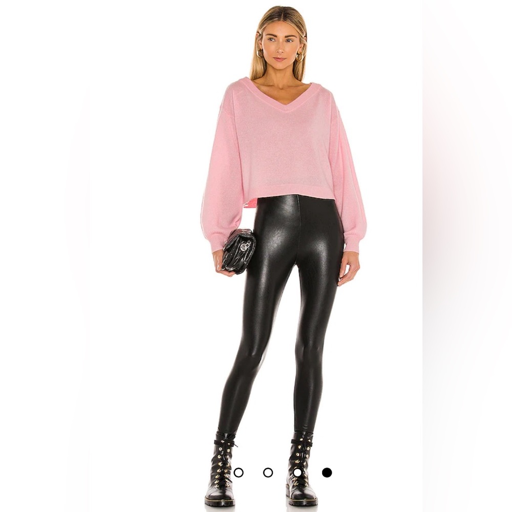 Commando perfect control faux leather leggings size small